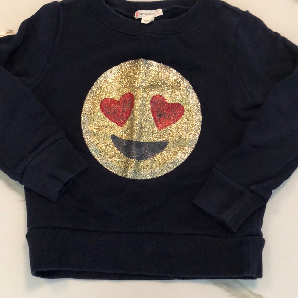 Crew Cuts emoji sweatshirt